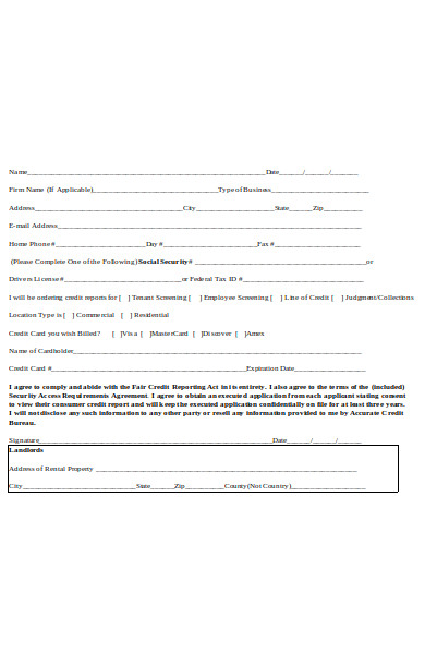 Elevate your bankrate experience get insider access to our best financial tool. FREE 4+ Landlord Background Check Sample Forms in PDF | MS