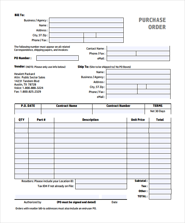 order form template 23 download free documents in pdf wordexcel