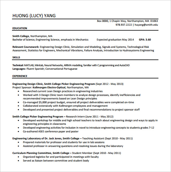 How to write a student resume. FREE 11+ Sample Computer Science Resume Templates in PDF | MS Word