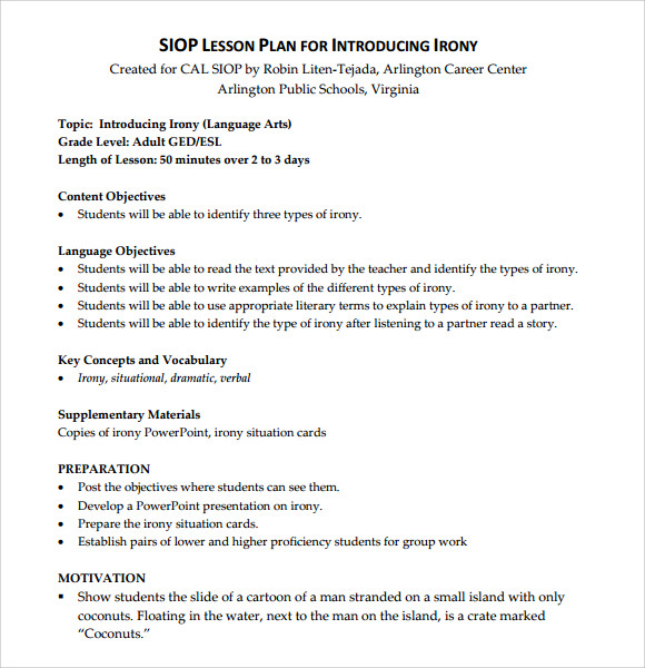 The time4learning math curriculum is available. Free 9 Siop Lesson Plan Templates In Pdf Ms Word