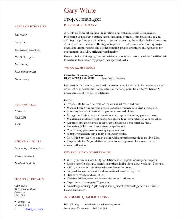 A career coach and head of talent for bbc shows talks about what makes. FREE 17+ CV Examples in MS Word | PDF | Pages | PSD