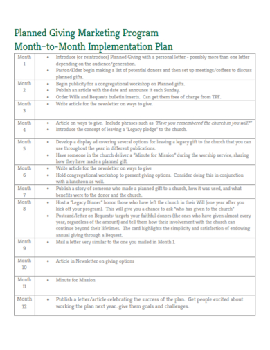 example of implementation plan for marketing - Ilustrasi 2
