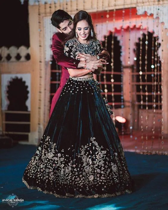 winter wedding lehenga