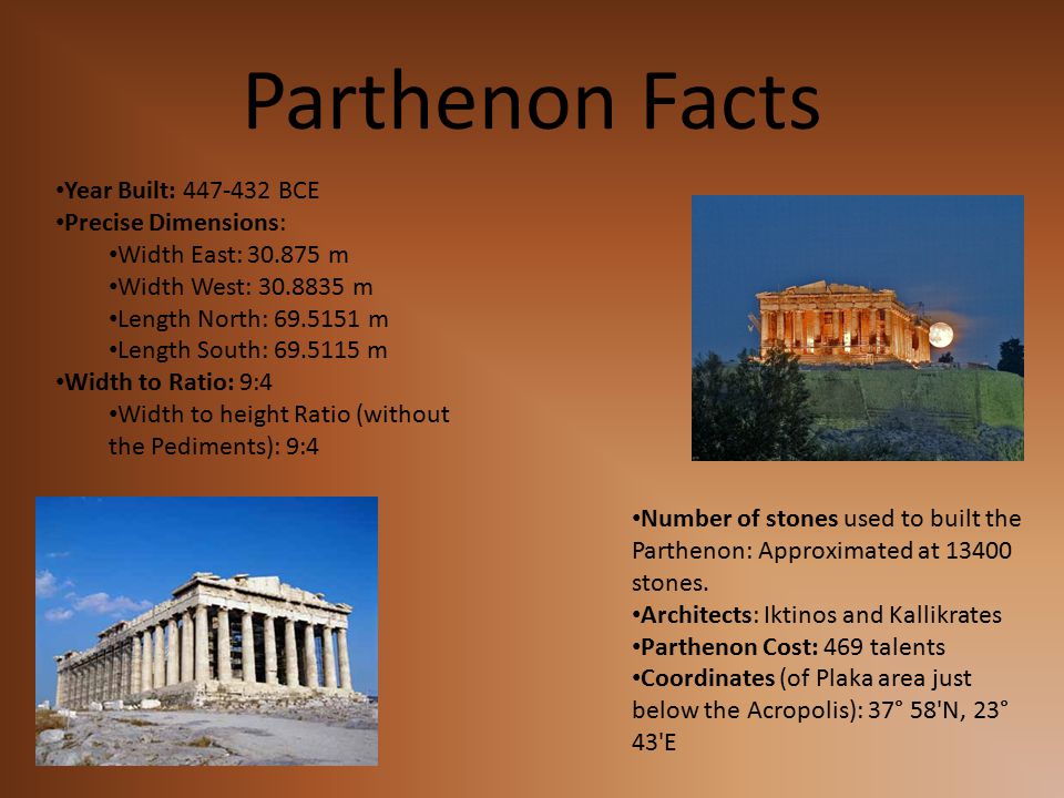 From this 5* hotel, all archaeological sites including the new acropolis museum are within walking distance. The Parthenon Work Began On The Parthenon In 447 Bc It Symbolizes The Power And Influence Of The Athenian Politician Perikles Who Championed Its Construction Ppt Download