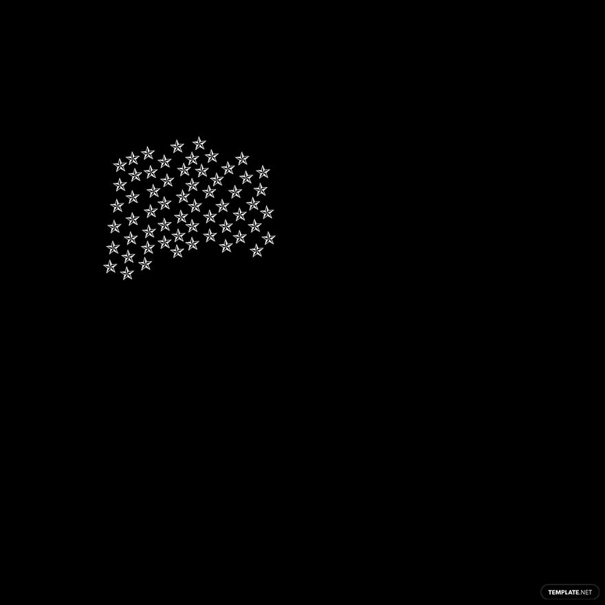 You don’t have to wait until independence day to show off your love of country. Free Black And White American Flag Vector Eps Illustrator Jpg Png Svg Template Net