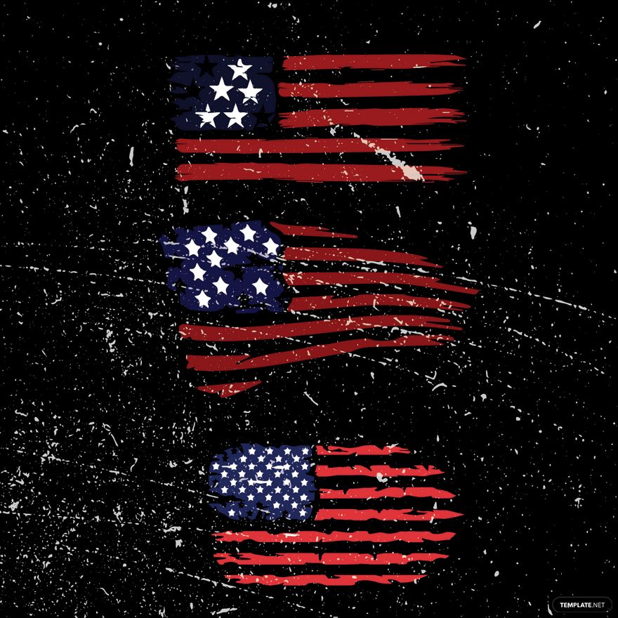 The american flag makes a colorful expression of patriotism. Free Tattered American Flag Vector Eps Illustrator Jpg Png Svg Template Net