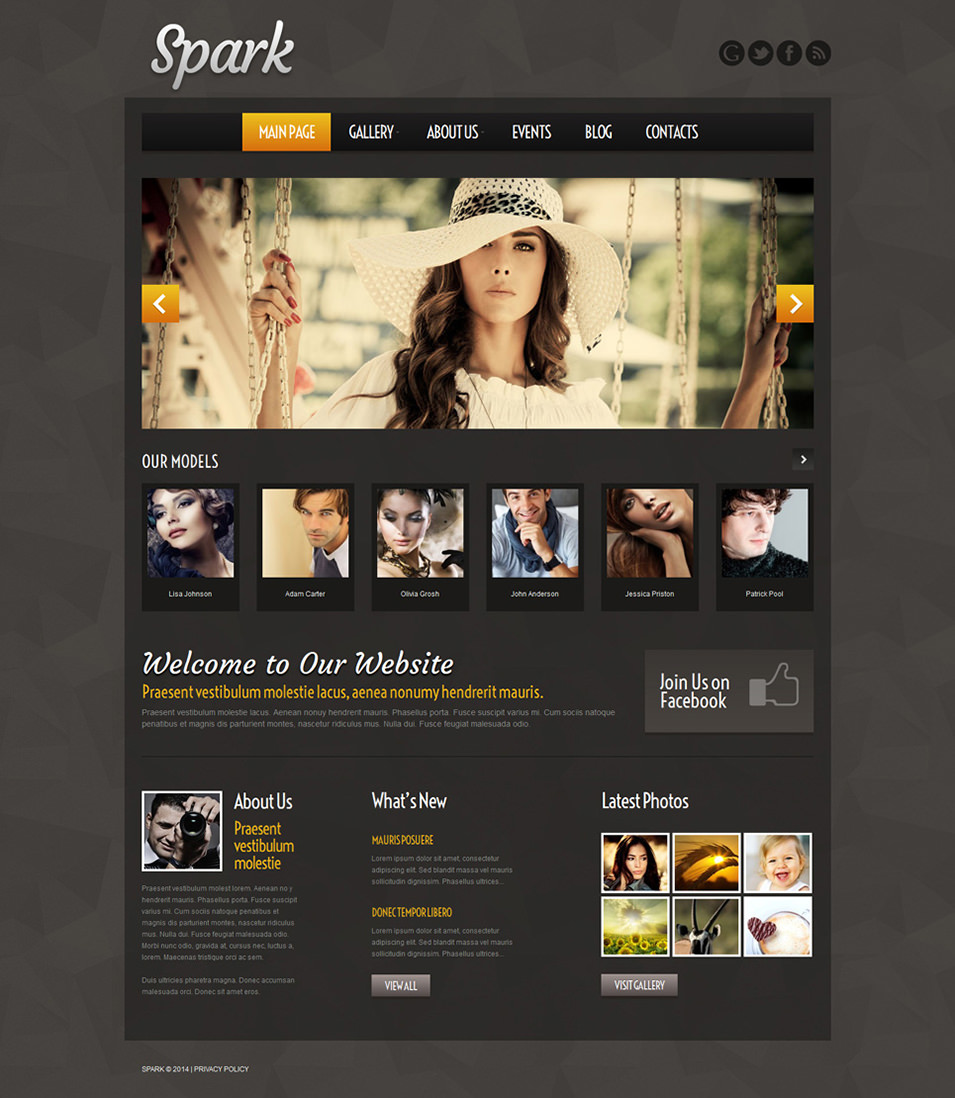 14 wordpress website examples of big brands in 2020 · 1. Model Agency Wordpress Website Templates & Themes | Free & Premium | Free & Premium Templates