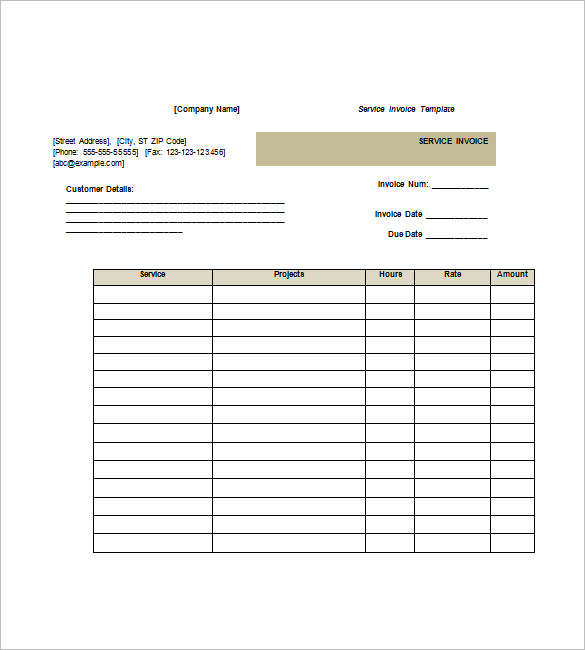 service invoice template 20 free word excel pdf format download free premium templates