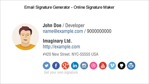 How do i add my new email signature to gmail? 36 Best Email Signature Generator Tools Online Makers Free Premium Templates