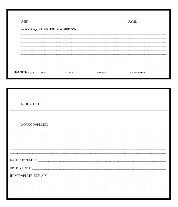 28 blank order templates free sample example format