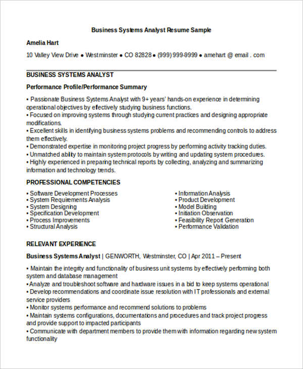 Make a bold statement with this creative resume template, . 10+ Business Analyst CV Templates - PDF, DOC | Free & Premium Templates