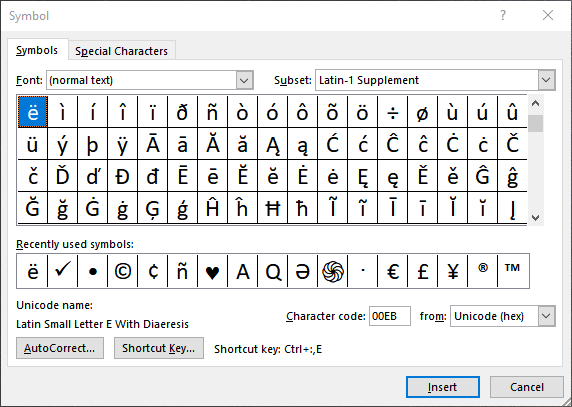 Add a digital signature using a signature line · from the word ribbon, select the insert tab and then click signature line in the text group. Inserting A Special Symbol Microsoft Word