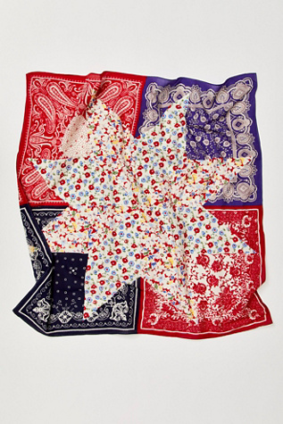 Adding a Touch of Celebrity Glamour with Quilted Star Print Bandana
