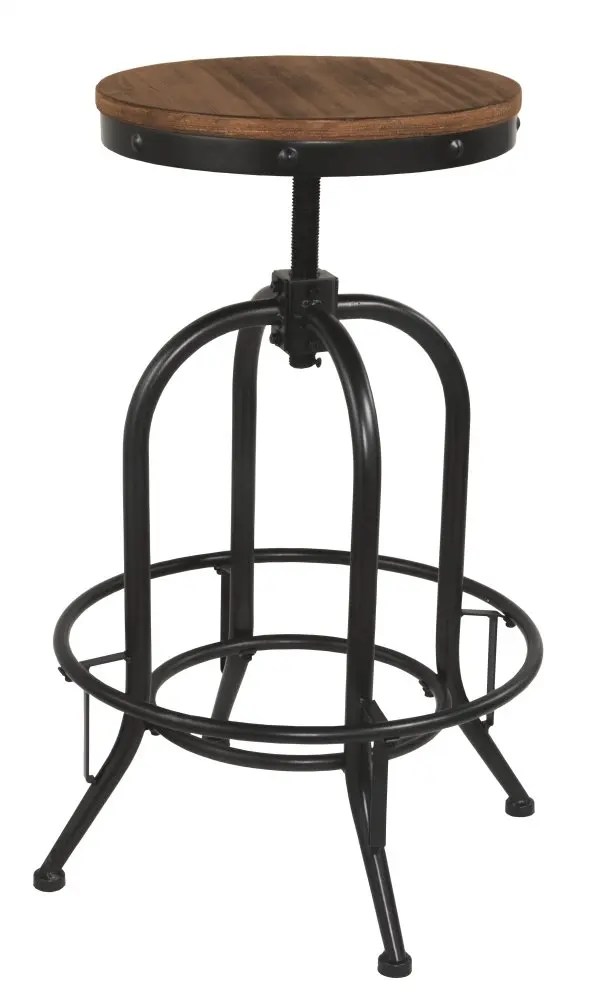 Pinnadel counter height bar stool. D542230 Ashley Furniture Signature Design By Ashley Pinnadel Bar Height Bar Stool Brown Cullen S Home Center