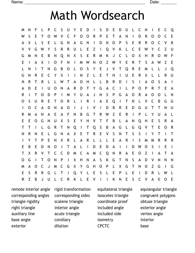 Monster math worksheets provide fun but structured practice in solving word problems with addition, subtraction, multiplication or division. Math Wordsearch Wordmint