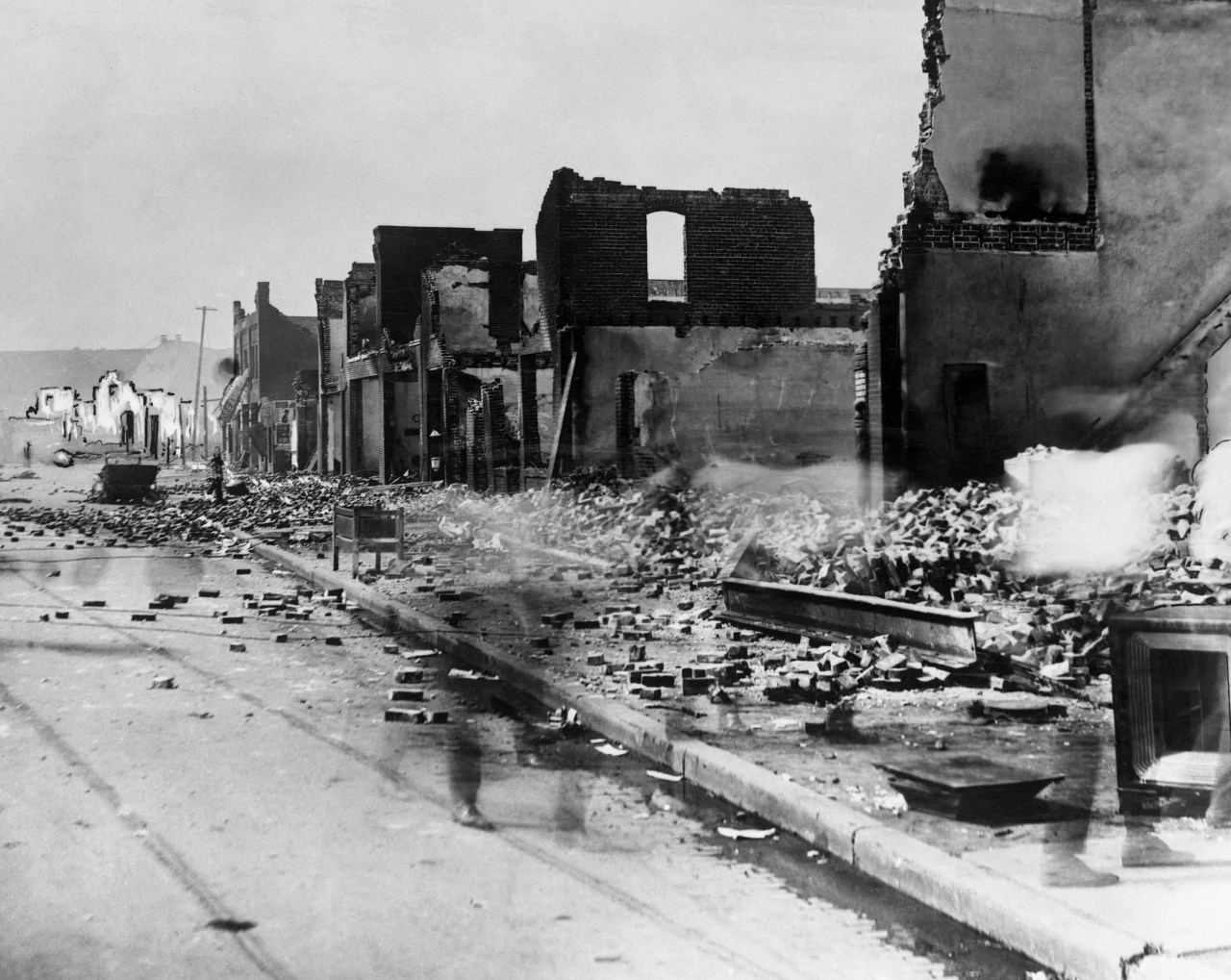 1921 Tulsa Oklahoma Greenwood District . Tulsa Race Massacre Sidelined Legacy Of Black Wealth In Greenwood Wsj