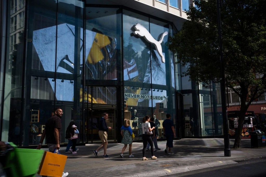 Puma Reports Lower Sales on Weak Demand