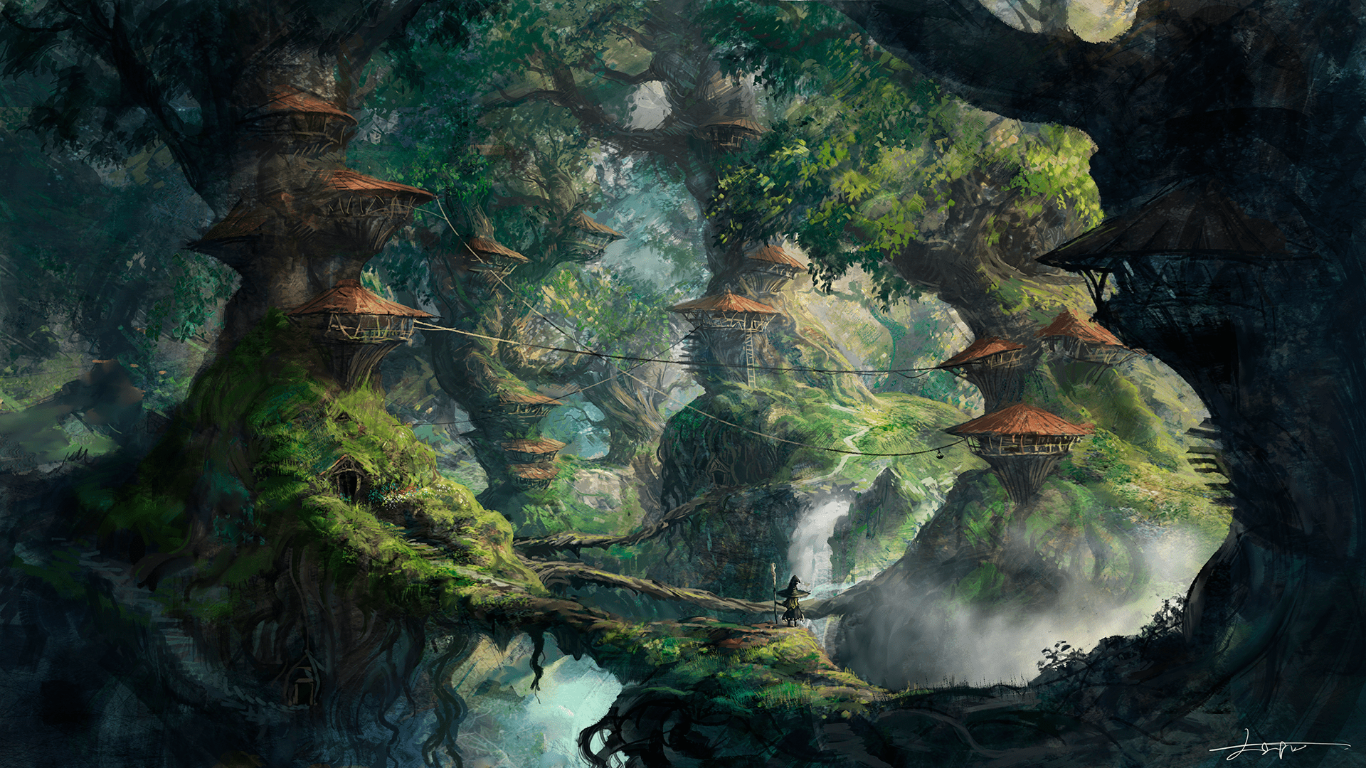 View, download, rate, and comment on hd wallpapers, desktop background images and phone wallpapers. 80 Anime Forest Wallpapers