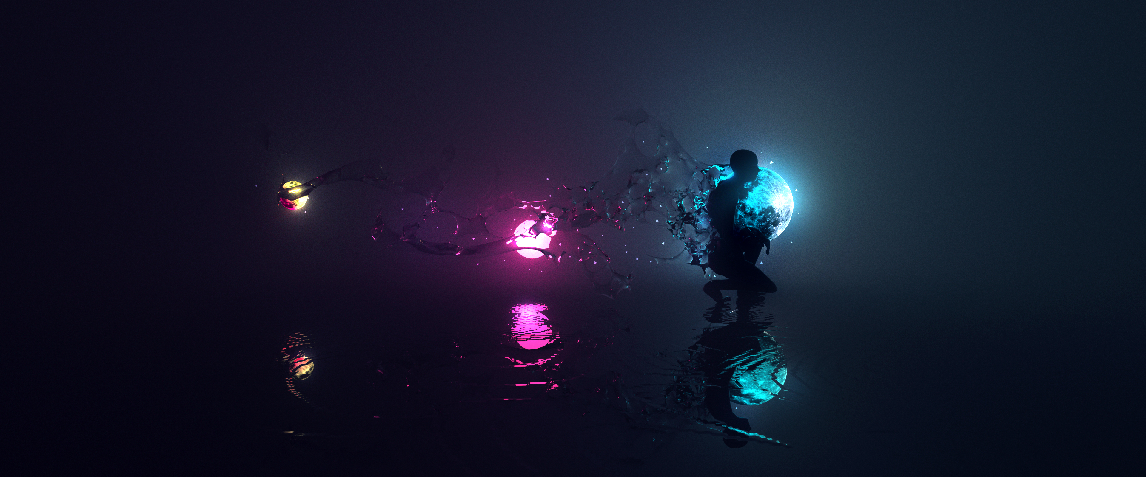 Follow the vibe and change your wallpaper every day! Artistic Human Hd Wallpaper Background Image 3840x1600
