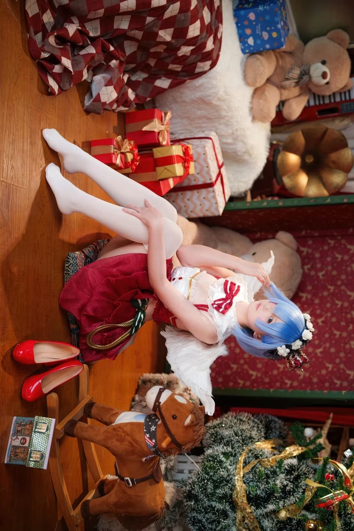 Cosplay Seele麥麥 – 蕾姆 聖誕物語(13)