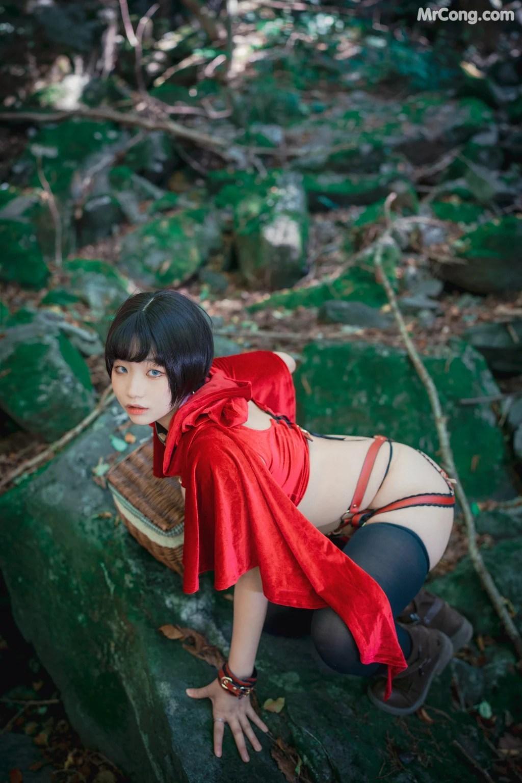 DJAWA Photo - Mimmi (밈미): "Naughty Red Hiring Hood" (125 photos)(32)