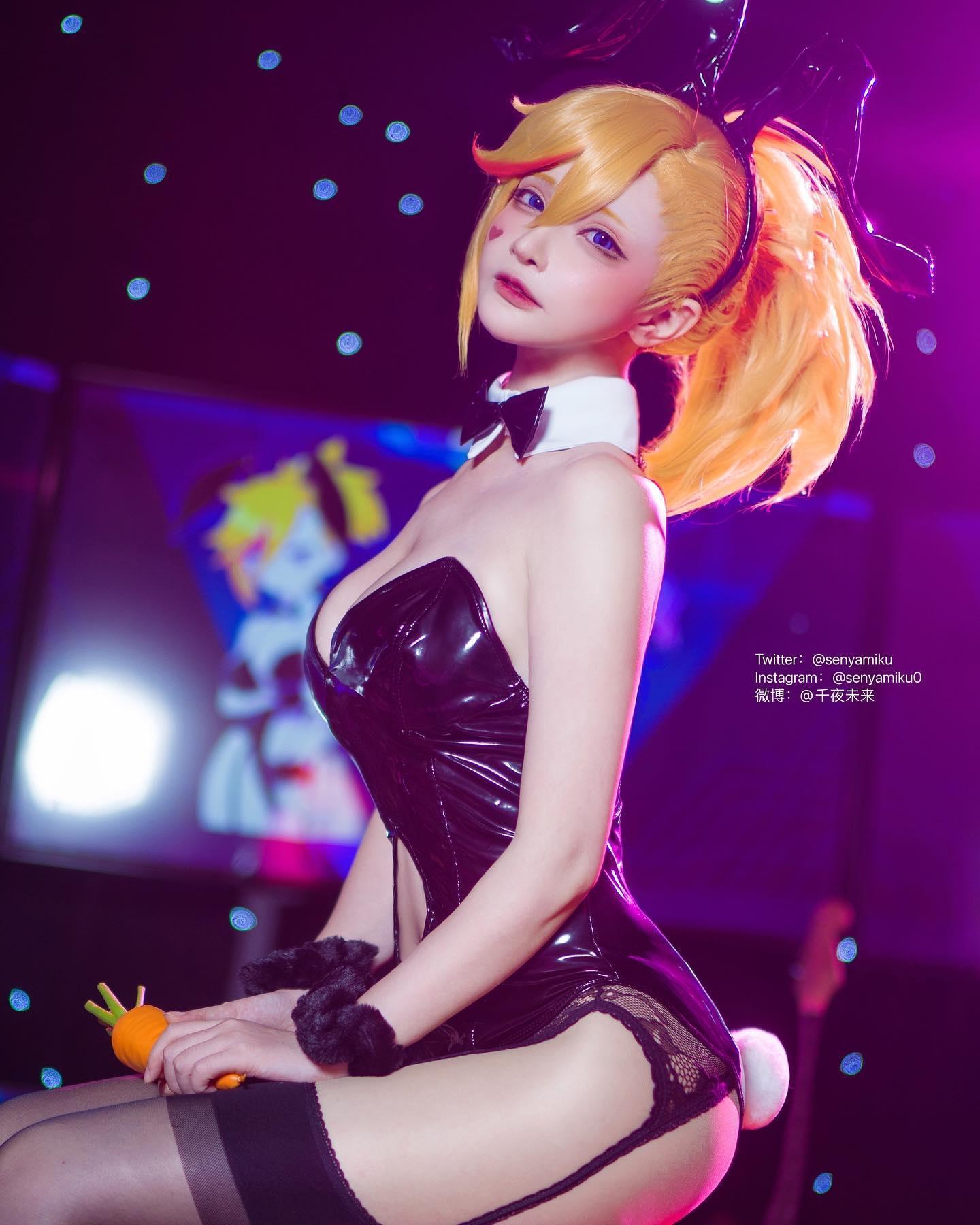 「千夜未来」跨越次元壁，超极品颜值让人好兴奋啊，「性感深沟」看了立刻喷血(6)