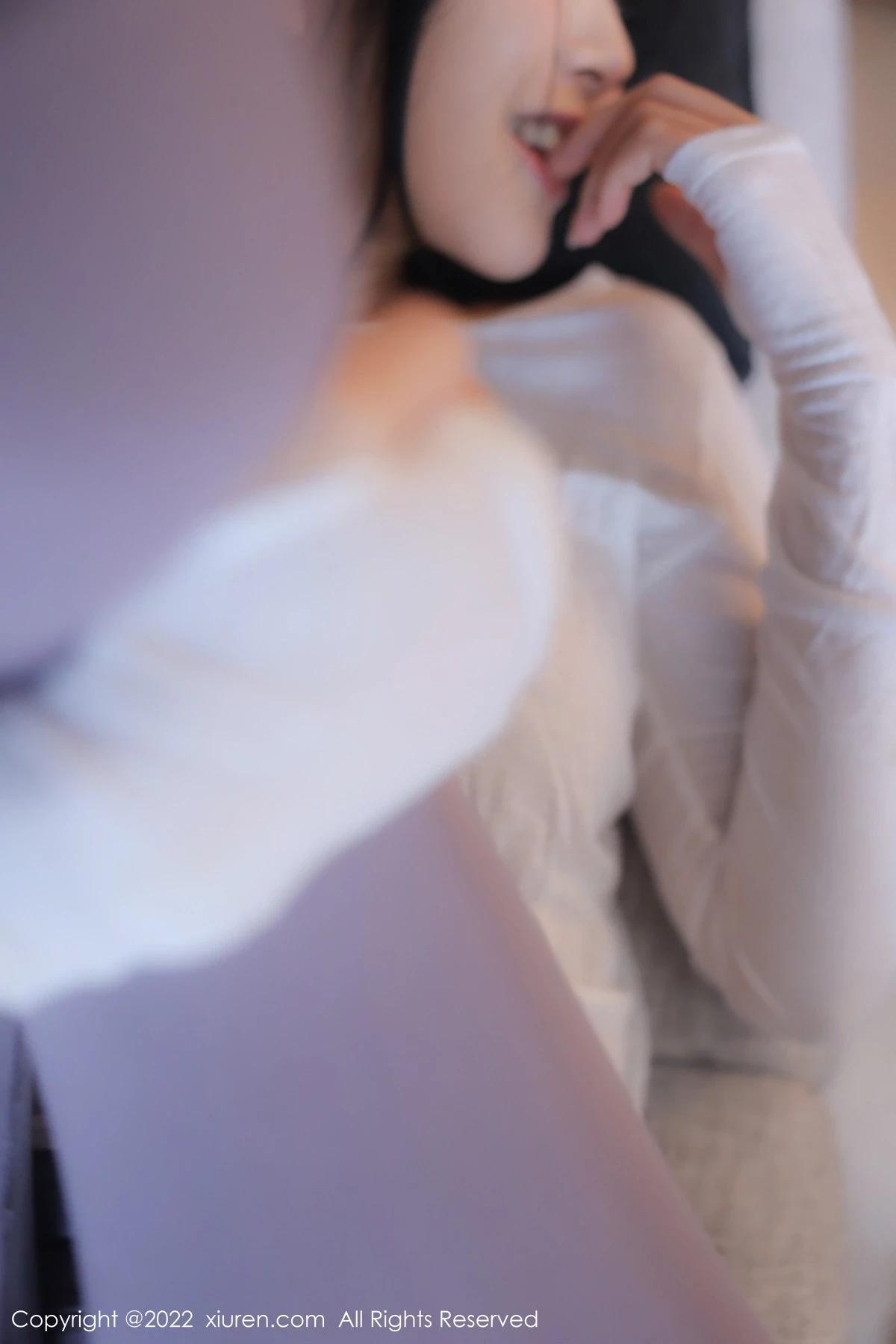 XiuR苏苏阿白上衣配灰色瑜伽裤秀曼妙绝美第5799期(88)