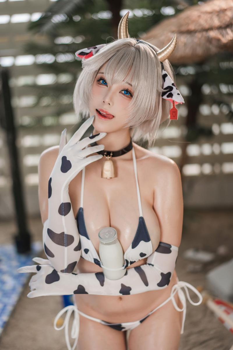 [Cosplay] 蜜汁猫裘 棕色尘埃奶牛(38)