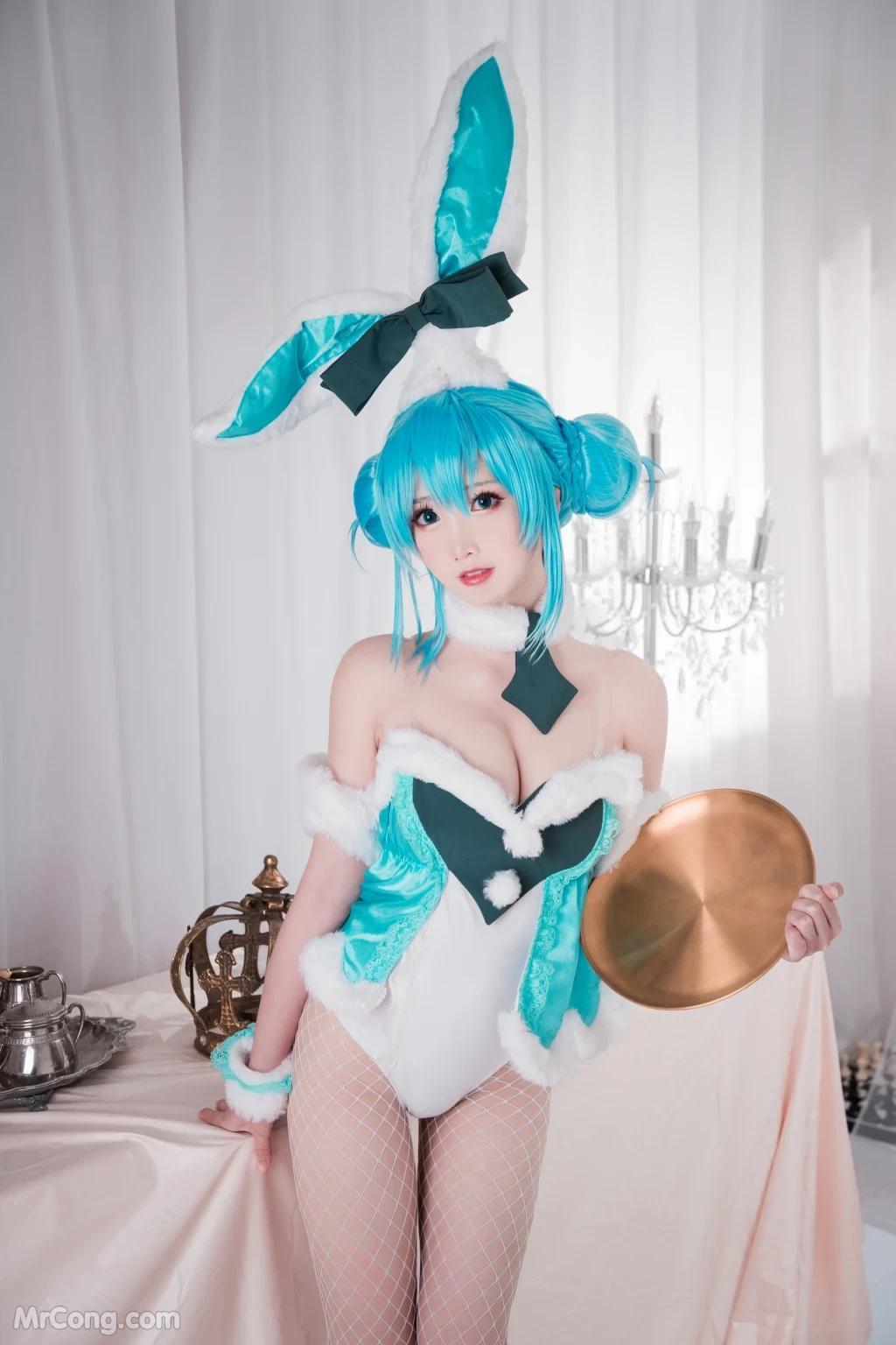 Coser@麵餅仙兒 No.088： 初音兔女郎 (17 photos)(16)