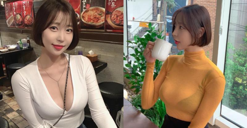 性感短发姐姐最爱穿「透视衣」上街　丰满美乳完全遮不住！(1)