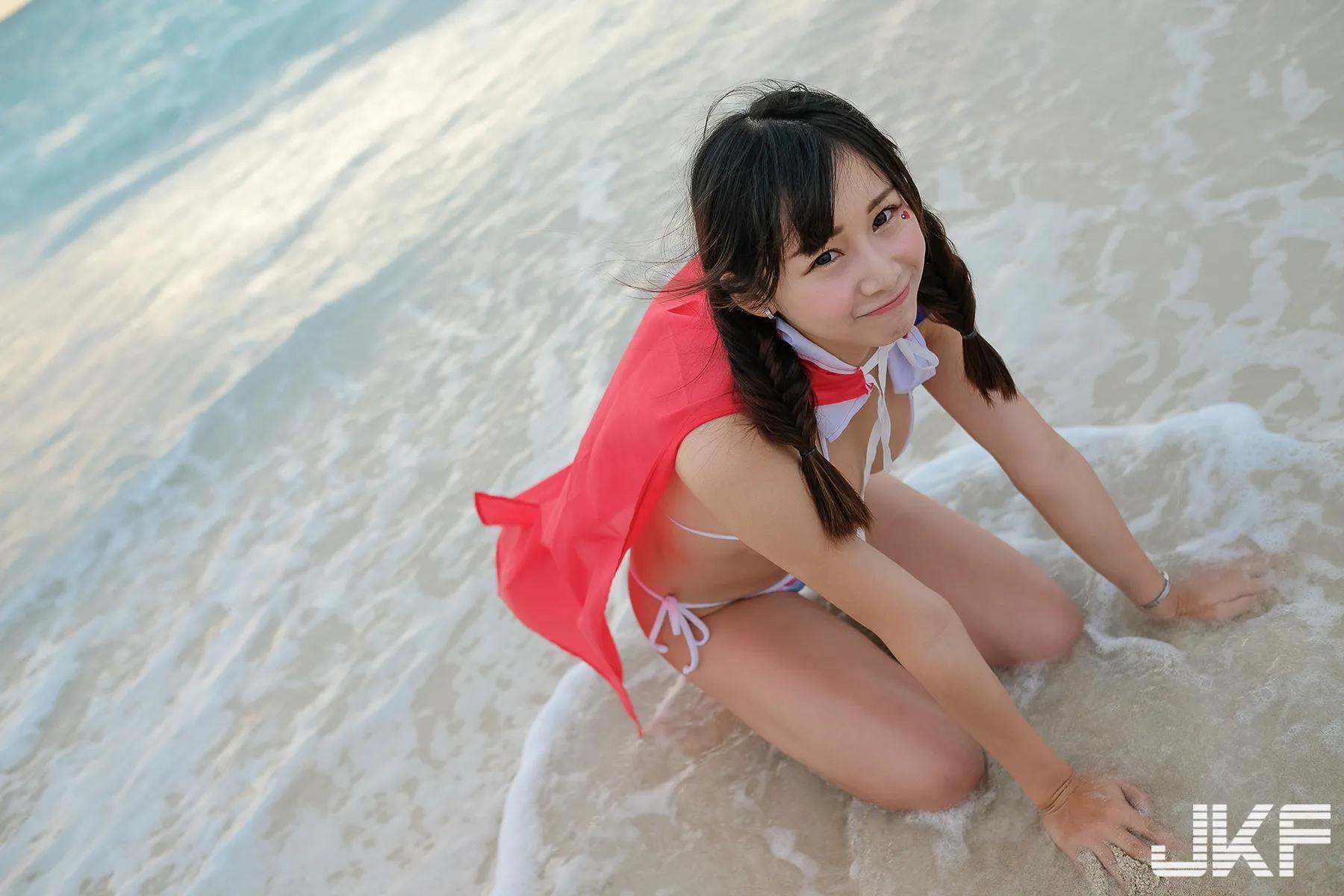 国庆特辑！性感三模，澎湖海滩美景美色大奔放～(14)