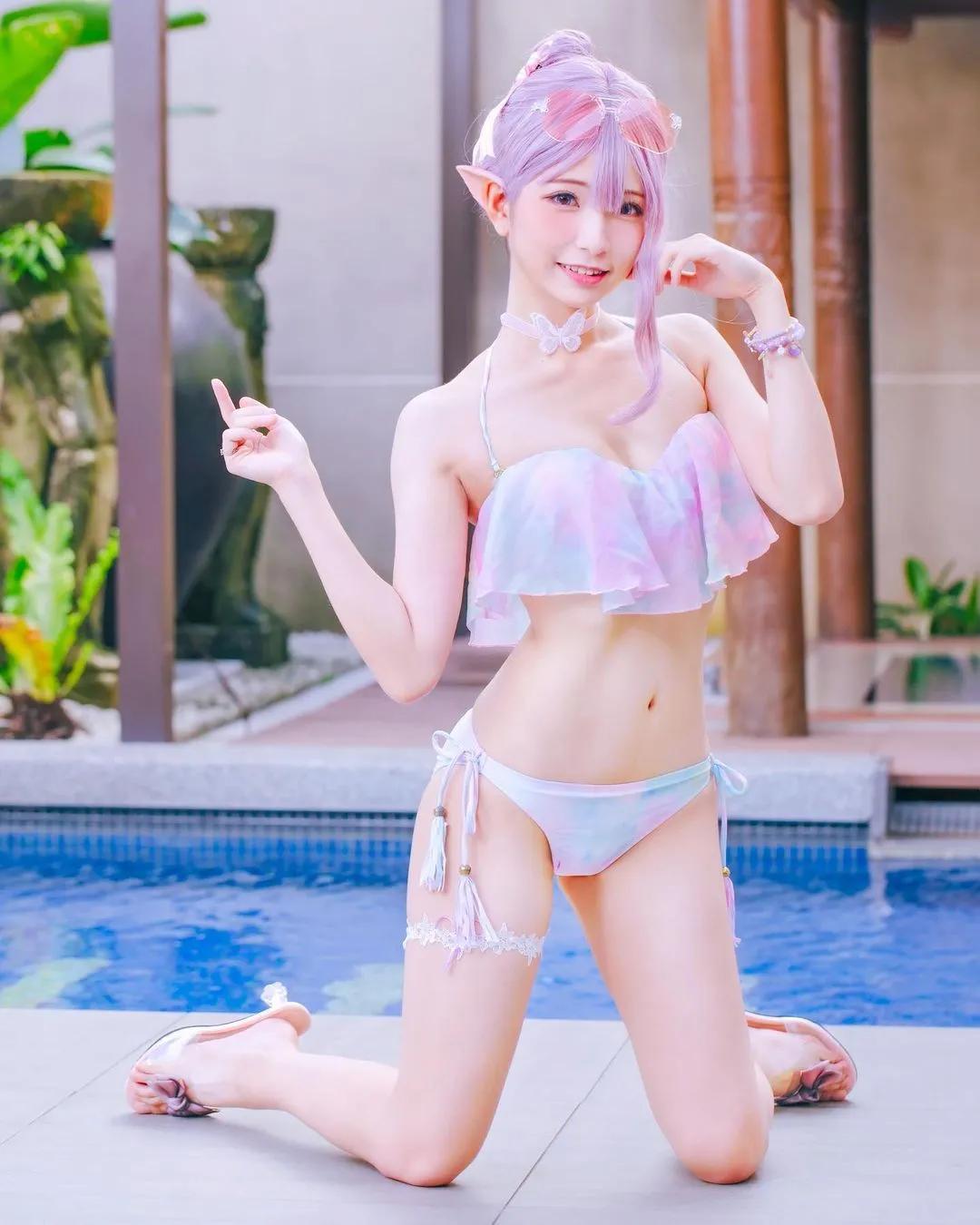 正妹「绯丝」细腰美腿曲线曼妙 怎么拍都完美(3)