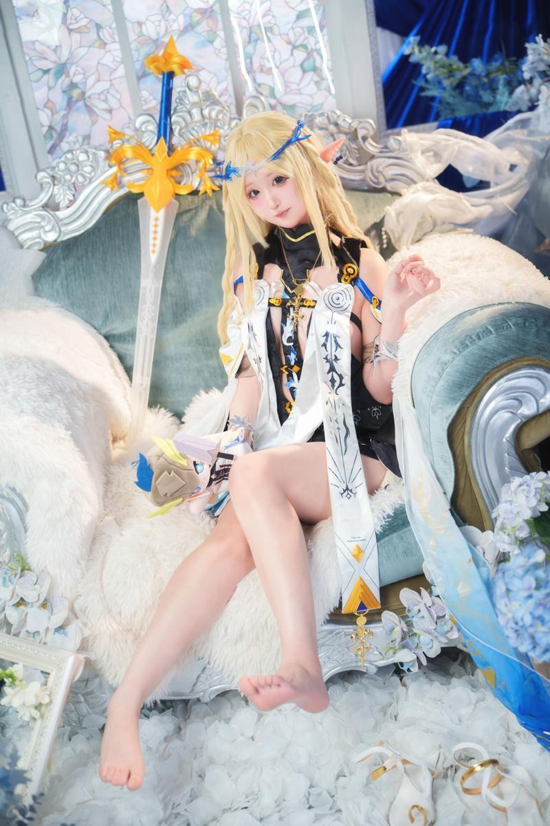 [Cosplay] Seele麦麦 – 鸣潮 菲比&卡提希娅·蓝色花海物语(39)