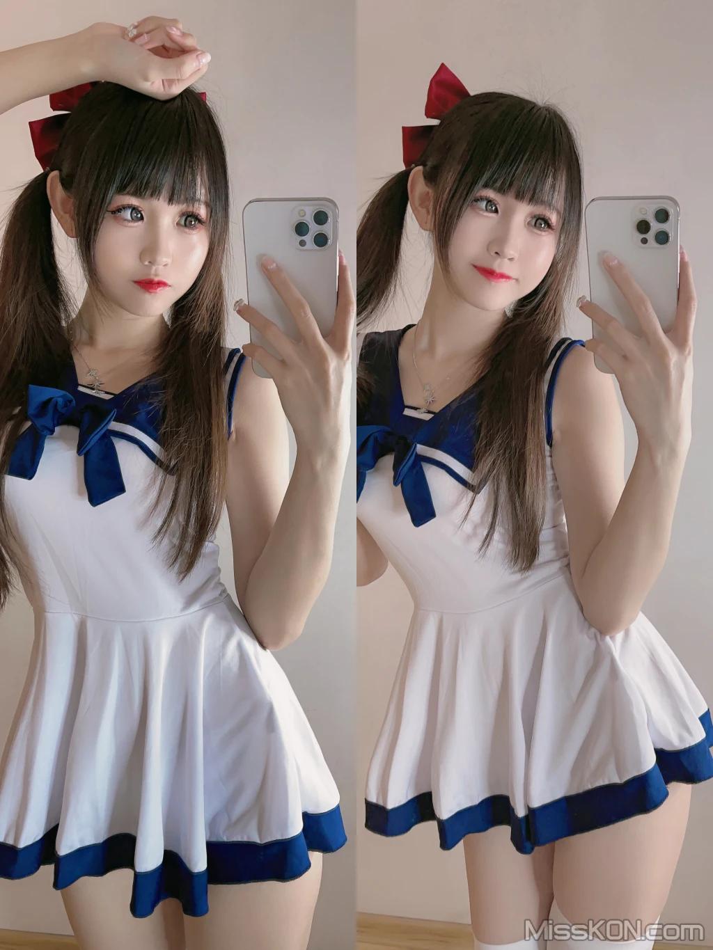 Coser@miko酱ww: mikoの白丝03 (201 photos)(83)