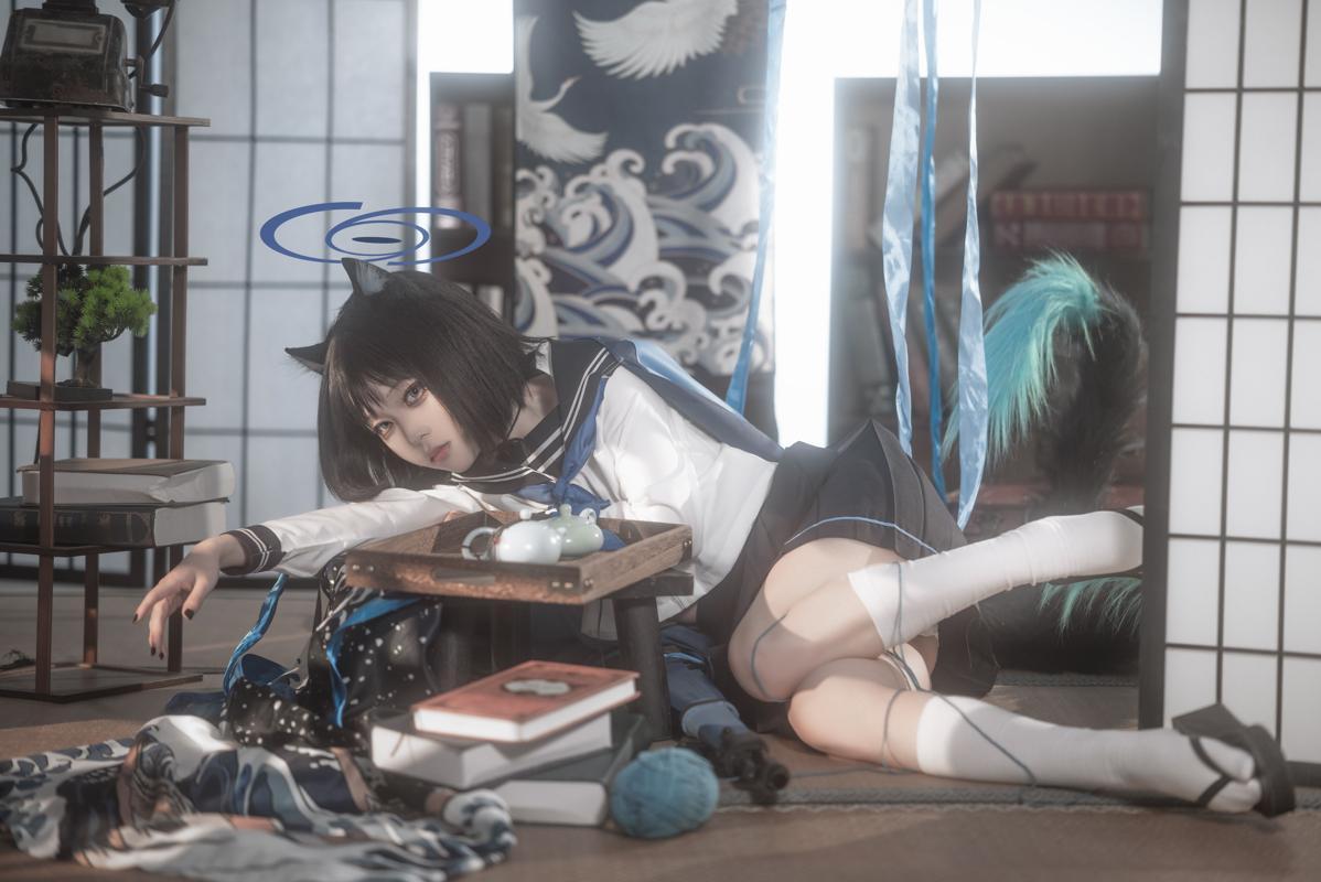 [Cosplay] 矢量鱼 蔚蓝档案 桐生桔梗(11)