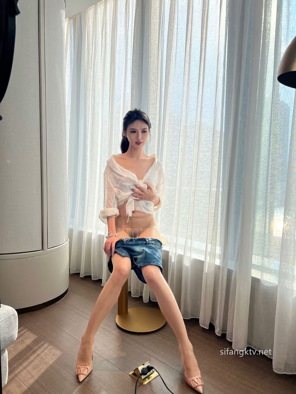 XR無刪減 淺淺Danny：秀人網模特內購私拍露點流出(92)