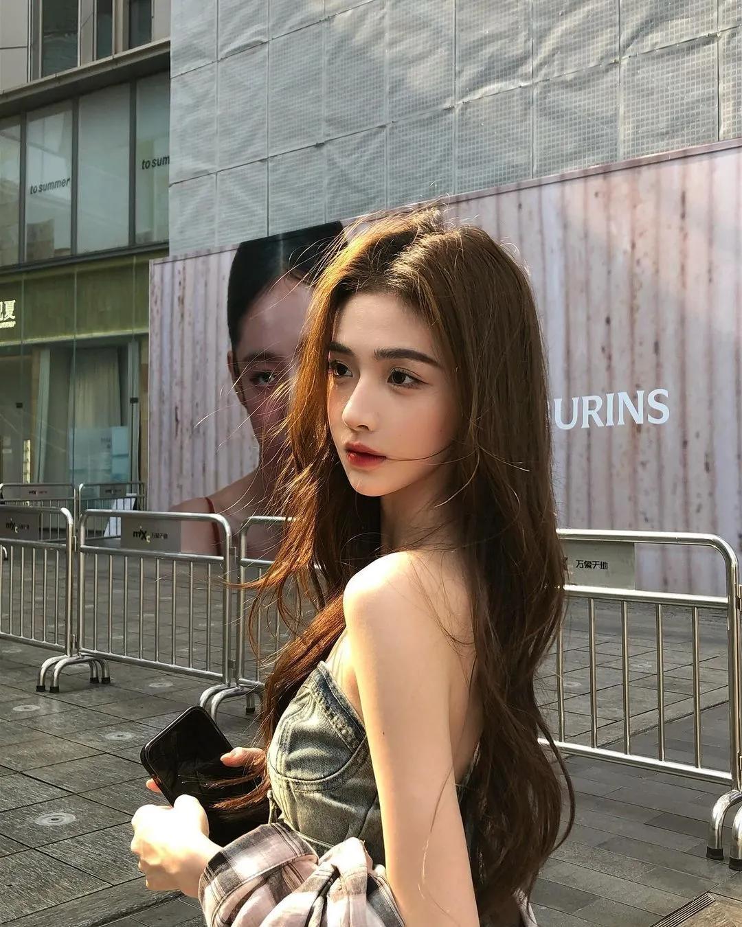 香港街头的牛仔短裤女孩@xx1yuu 郑楚瑜(14)