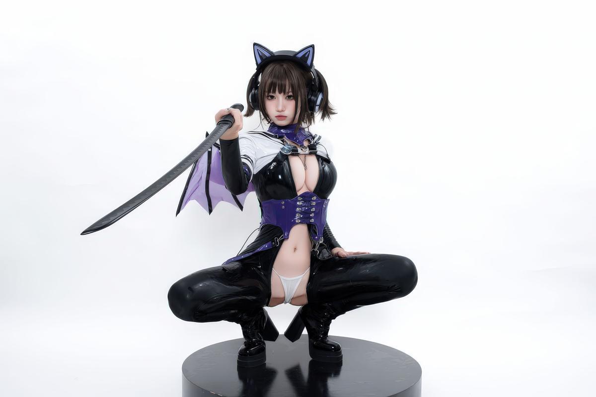 [Cosplay] 柒柒要乖哦 白棚胶衣(59)