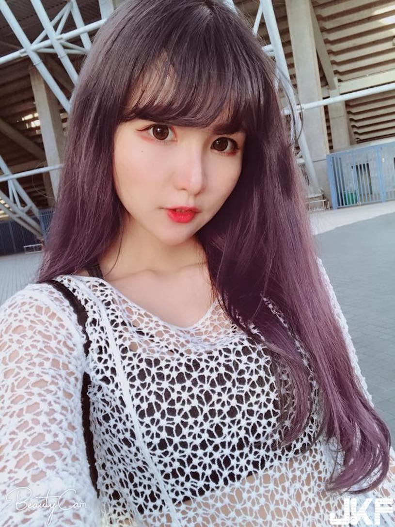 萌萌正妹紧身衣「胸型太明显」，丰满上围随时要蹦出！-小湿妹图