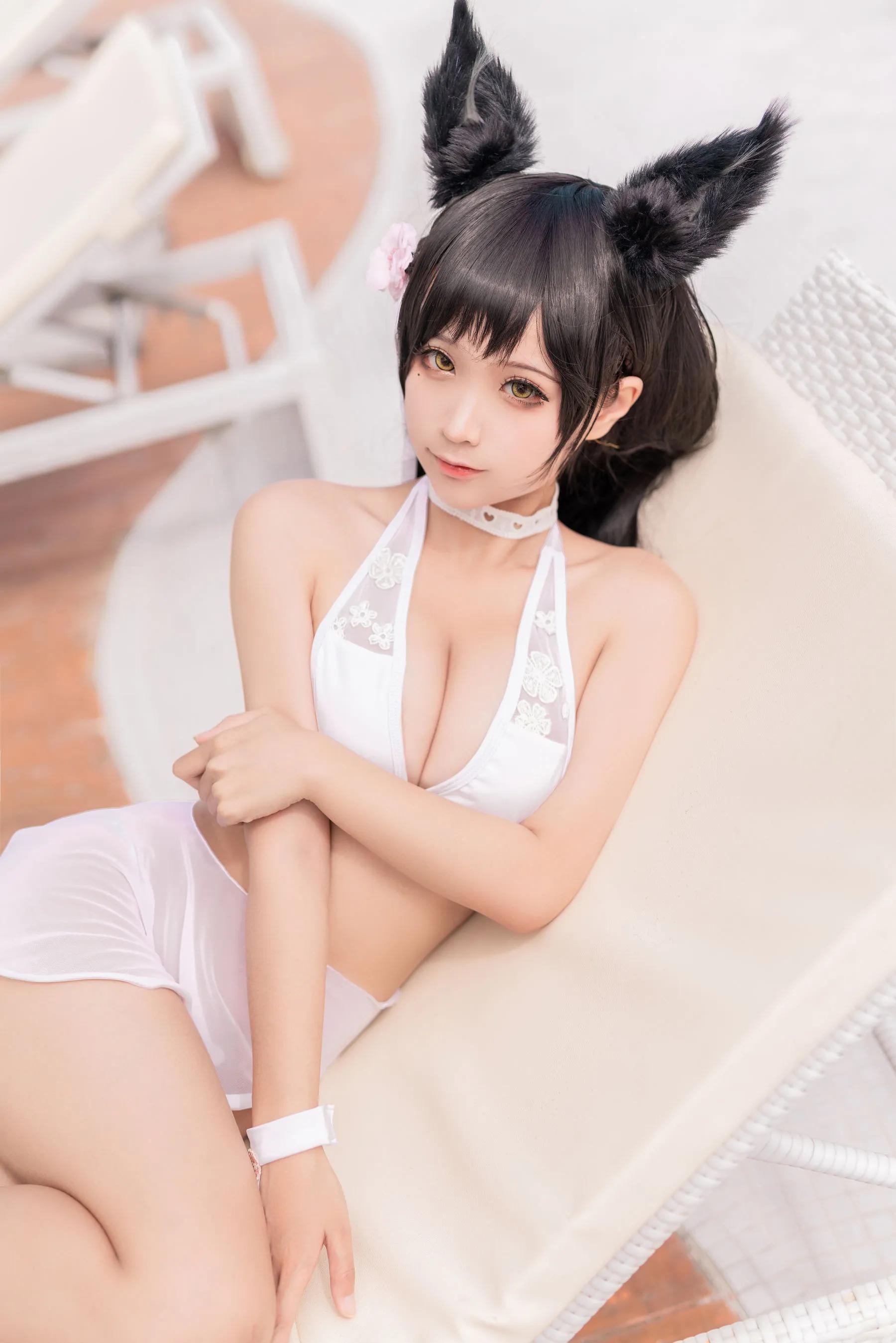 蠢沫沫 - 爱宕 犬 泳装(9)