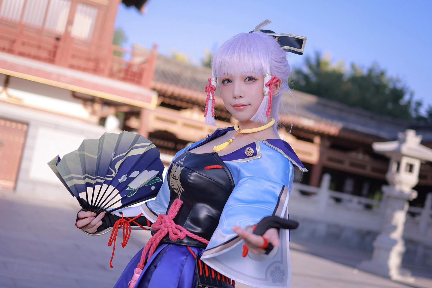 水淼Aqua《原神-神里绫华》大尺度近距离特写(58)