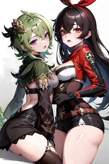 AI生成 美女组合(163)