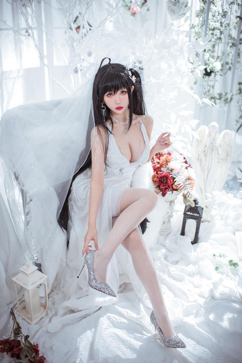 [Cosplay] 仙女月 大凤-纯白婚纱(9)