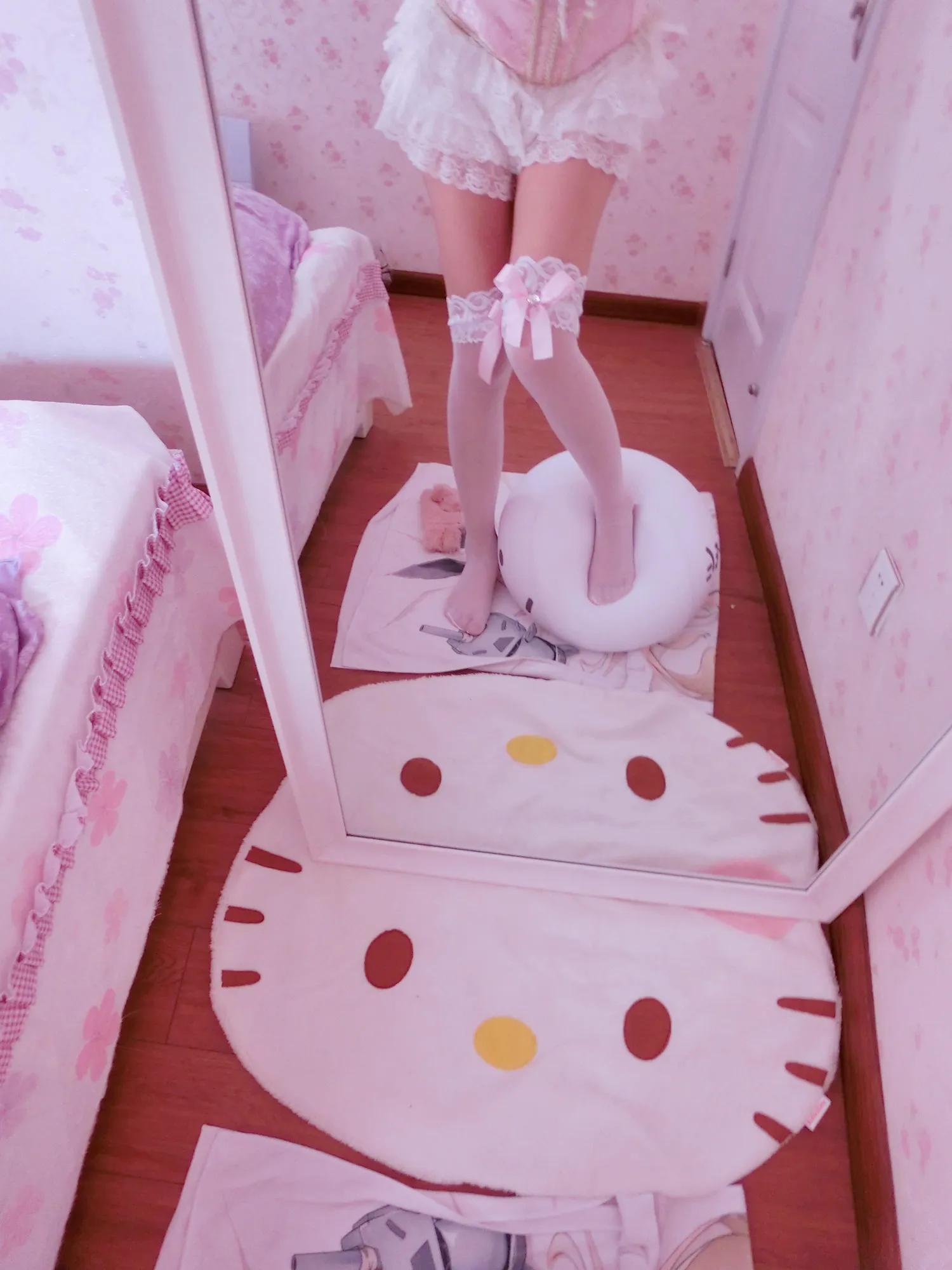 H工口小学生赛高 白丝粉裙(55)