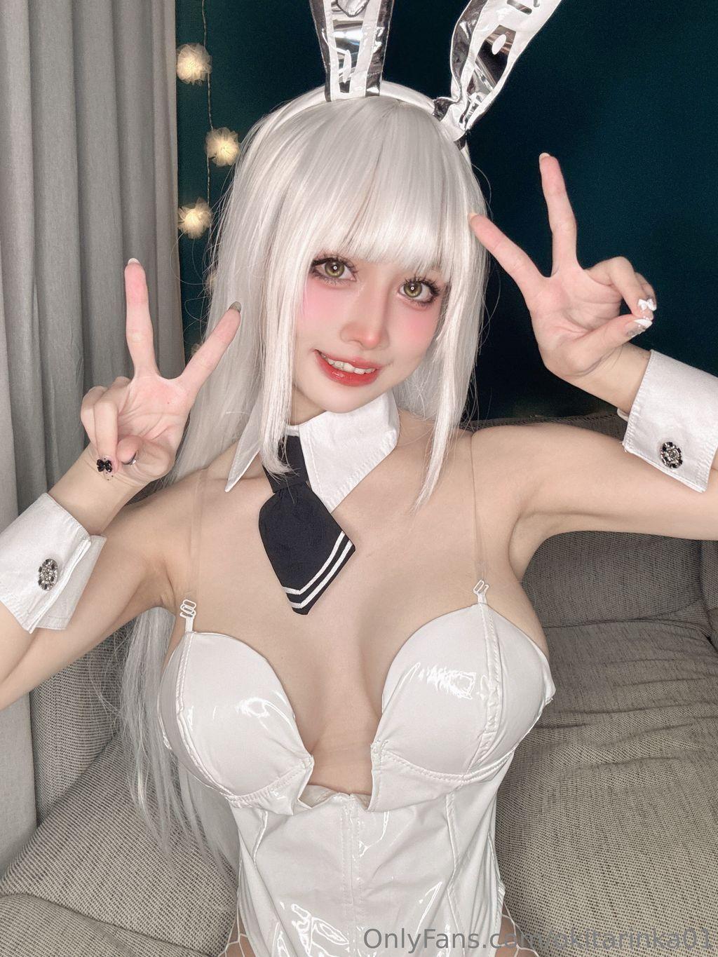 Coser@沖田凜花Rinka: Blanc White Rabbit (74 photos )(42)