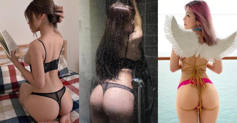 臀控站出来！大马网红「Suger糖糖」只穿小丁裤露出浑圆蜜桃好犯规-小湿妹图(1)