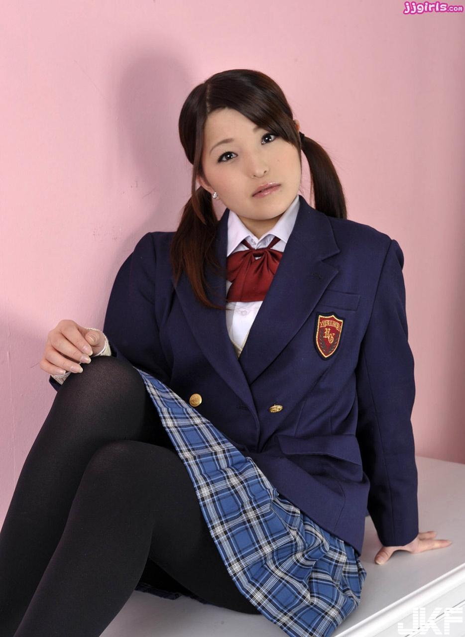 日本学生妹黑裤袜直穿(6)