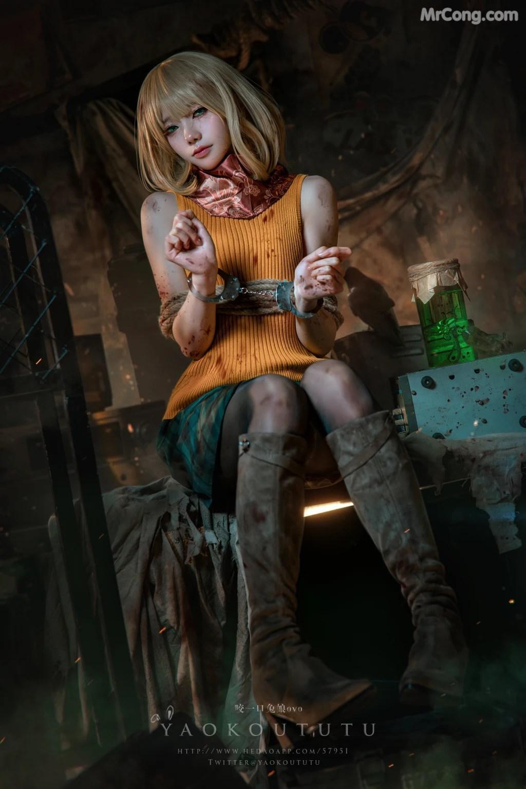 Coser@黏黏团子兔: 生化危机4重置版 阿什莉 (58 photos )(29)