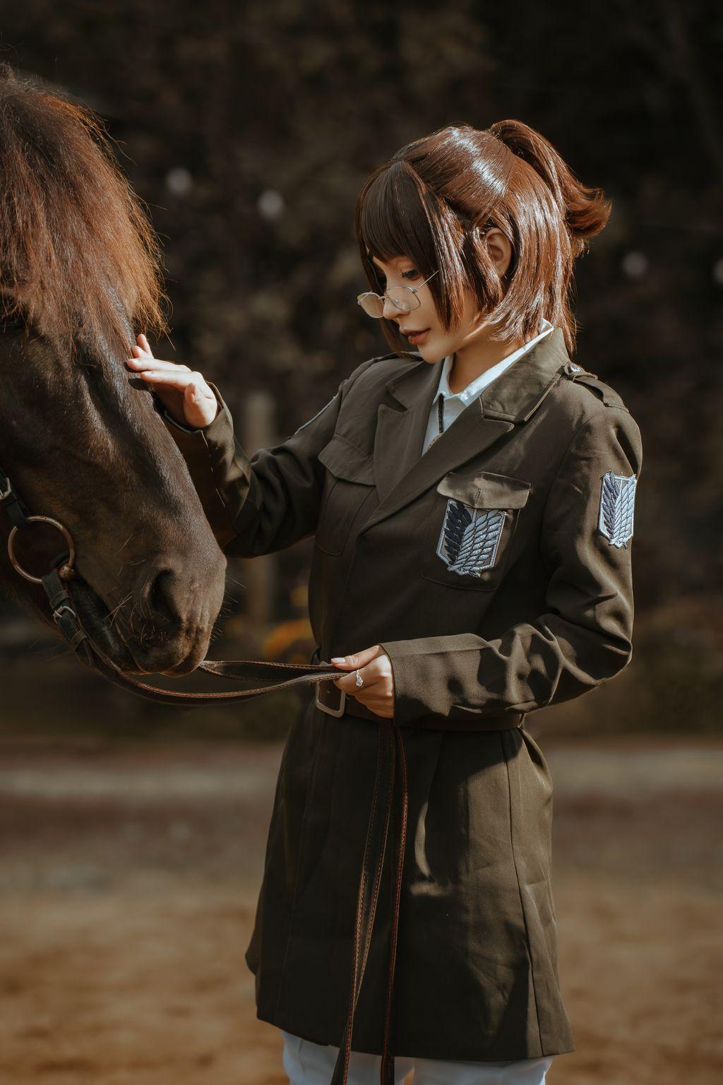 Coser@UmekoJ: Hange (86 photos)(17)