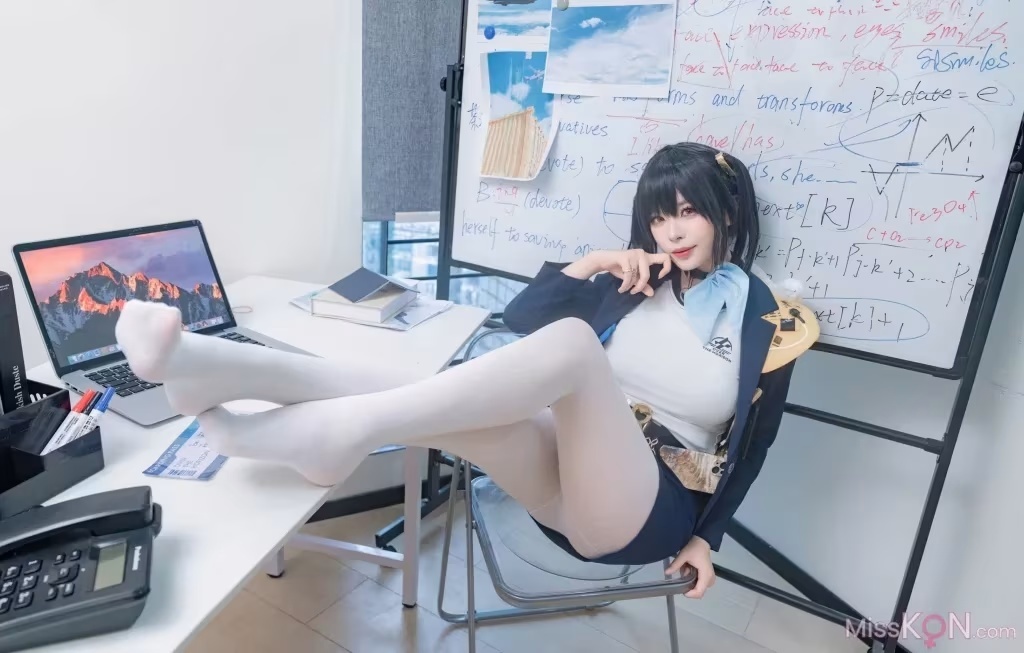 軒蕭學姐Cosplay勝利女神索拉(16)